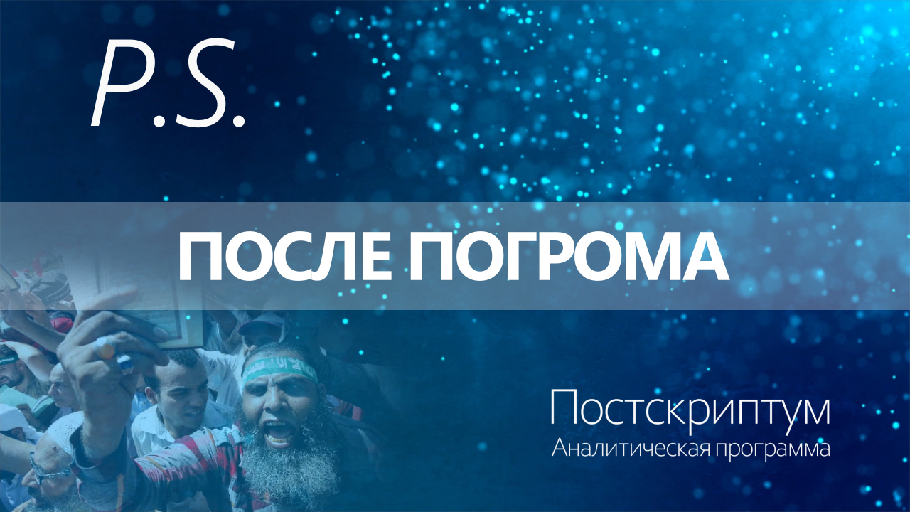 ПОСТСКРИПТУМ: ПОСЛЕ ПОГРОМА